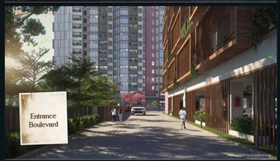 Image of 1101 Sq.ft 2 BHK Apartment / Flat for sale in TVS Emerald Elements, Kovilambakkam, Chennai for Rs. 13200000
