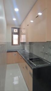 Kitchen Image of 500 Sq.ft 2 BHK Builder Floor for rent in Ganesh Nagar New Delhi for Rs. 18000