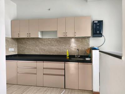 Kitchen Image of 946 Sq.ft 3 BHK Apartment / Flat for rent in VTP Leonara A and D Building, Mahalunge Pune for Rs. 35000