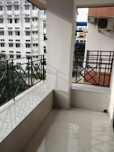 Balcony Image of 1100 Sq.ft 3 BHK Apartment / Flat for sale in New Town Kolkata for Rs. 8000000