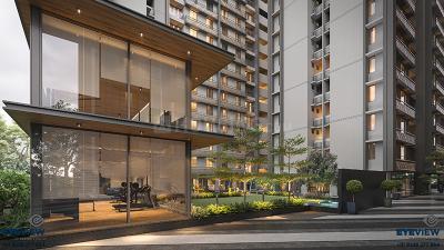 Image of 1300 Sq.ft 2 BHK Apartment / Flat for sale in Happy Uptown, Bopal, Ahmedabad for Rs. 6000000