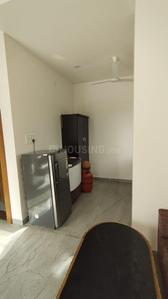Kitchen Image of 450 Sq.ft 1 BHK Builder Floor for rent in Mahalakshmi Nagar Indore for Rs. 17500