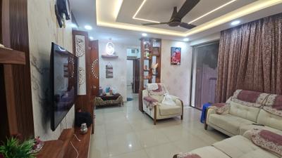 Living Room Image of 1000 Sq.ft 3 BHK Apartment / Flat for sale in Skyi Star City, Dhayari Pune for Rs. 7800000