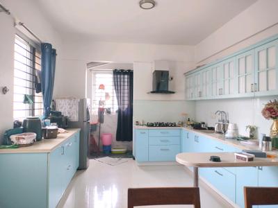 Kitchen Image of 1220 Sq.ft 2.5 BHK Apartment / Flat for rent in AV6 Trayam, HSR Layout Bengaluru for Rs. 72000