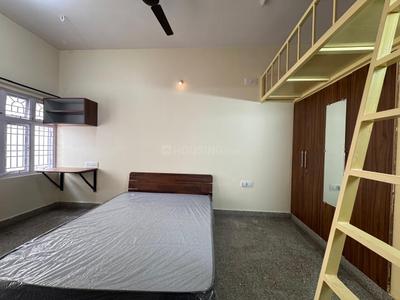 Bedroom Image of 400 Sq.ft 1 RK Studio for rent in Indira Nagar Bengaluru for Rs. 23000