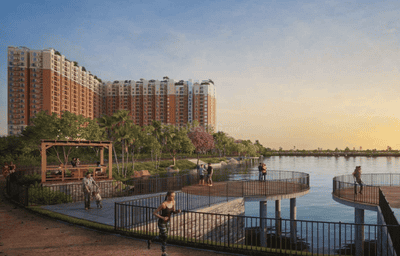 Image of 1298 Sq.ft 3 BHK Apartment / Flat for sale in Urbanrise Maheshwari The Lakes Edge, Madhavaram, Chennai for Rs. 10300000