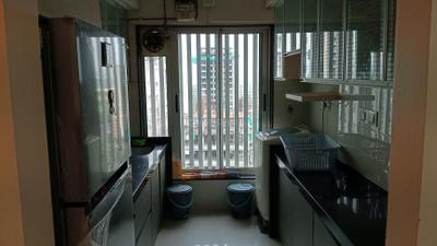 Kitchen Image of 707 Sq.ft 2 BHK Apartment / Flat for rent in Arkade Earth, Kanjurmarg East Mumbai for Rs. 75000