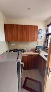 Kitchen Image of 1100 Sq.ft 1 BHK Builder Floor for rent in Sector 40 Gurgaon for Rs. 29000