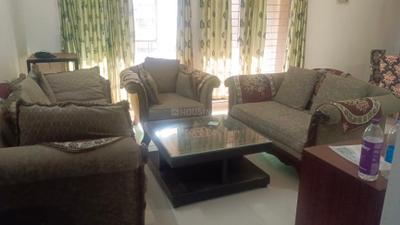 Living Room Image of 1400 Sq.ft 3 BHK Apartment / Flat for rent in Pride World City, Lohegaon Pune for Rs. 43000