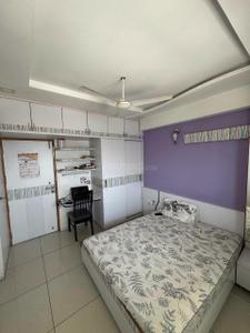 Bedroom Image of 3500 Sq.ft 3 BHK Apartment / Flat for rent in Shivalay Sky Elegante, Motera Ahmedabad for Rs. 35000