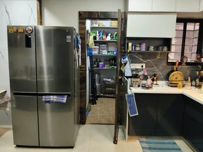 Kitchen Image of 1816 Sq.ft 3 BHK Apartment / Flat for sale in Devnandan Heights, Chandkheda Ahmedabad for Rs. 11011000
