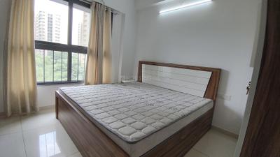 Bedroom Image of 1550 Sq.ft 3 BHK Apartment / Flat for rent in Adani Amogha, Shantigram Ahmedabad for Rs. 46000