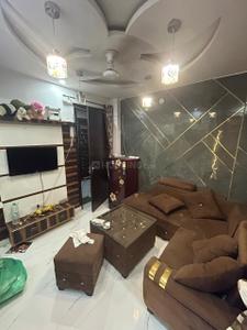 Living Room Image of 600 Sq.ft 2 BHK Builder Floor for rent in Uttam Nagar New Delhi for Rs. 17000