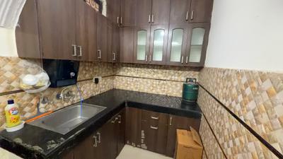 Kitchen Image of 500 Sq.ft 1 BHK Builder Floor for rent in Patel Nagar New Delhi for Rs. 20000