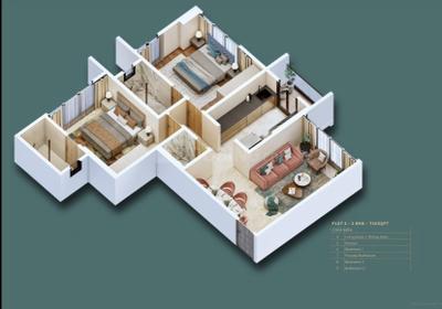 Image of 958 Sq.ft 2 BHK Apartment / Flat for sale in Andheri West, Mumbai for Rs. 19800000