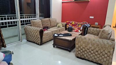 Hall Image of 2095 Sq.ft 3 BHK Apartment / Flat for rent in Unitech Uniworld City, New Town Kolkata for Rs. 60000
