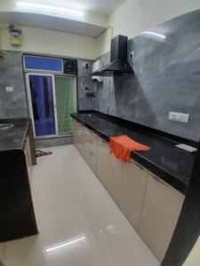 Kitchen Image of 580 Sq.ft 2 BHK Apartment / Flat for rent in Matrix Shanti Niketan, Vikhroli East Mumbai for Rs. 42000