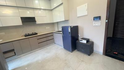 Kitchen Image of 1000 Sq.ft 1 BHK Builder Floor for rent in Sector 38 Gurgaon for Rs. 39000