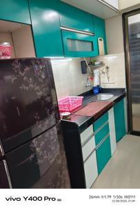 Kitchen Image of 570 Sq.ft 1 BHK Apartment / Flat for sale in Hubtown Greenwoods, Thane West Thane for Rs. 8500000