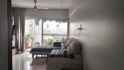 Living Room Image of 1200 Sq.ft 3 BHK Apartment / Flat for rent in Mantra Essence, Undri Pune for Rs. 25000