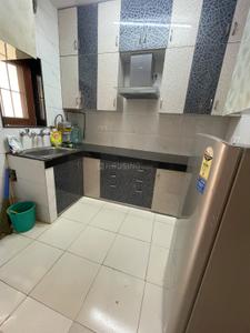 Kitchen Image of 1350 Sq.ft 3 BHK Builder Floor for rent in Sheikh Sarai New Delhi for Rs. 55000