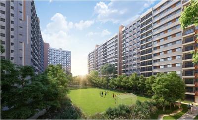 Image of 1005 Sq.ft 2 BHK Apartment / Flat for sale in Adarsh Greens, Kogilu, Bengaluru for Rs. 10300000
