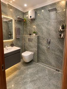Bathroom Image of 1035 Sq.ft 3 BHK Builder Floor for sale in Pochanpur Colony New Delhi for Rs. 11500000