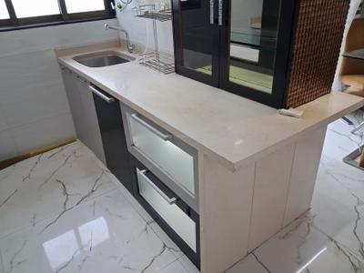 Kitchen Image of 1700 Sq.ft 3 BHK Apartment / Flat for rent in Kesar Harmony, Kharghar Navi Mumbai for Rs. 98000