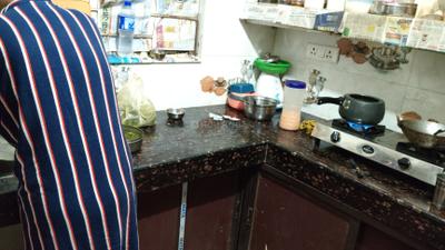 Kitchen Image of 400 Sq.ft 2 BHK Builder Floor for rent in Rajeev Nagar Patna for Rs. 5500