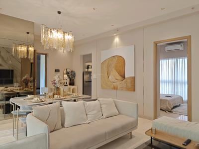 Living Room Image of 1019 Sq.ft 3 BHK Apartment / Flat for sale in Purva Clermont by Puravankara Limited, Chembur Mumbai for Rs. 48700000