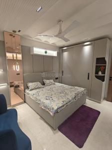 Bedroom Image of 900 Sq.ft 3 BHK Builder Floor for rent in S Gambhir The Swastik, Dwarka Mor New Delhi for Rs. 34000