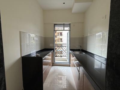 Kitchen Image of 450 Sq.ft 1 BHK Apartment / Flat for rent in Kasarvadavali Thane for Rs. 22000