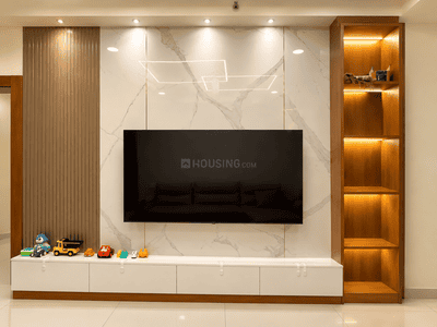 Living Room Image of 1610 Sq.ft 3 BHK Apartment / Flat for rent in Honer Aquantis, Gopanapalli Hyderabad for Rs. 70000