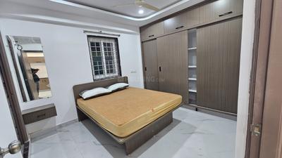 Bedroom Image of 700 Sq.ft 1 BHK Apartment / Flat for rent in Madhapur Hyderabad for Rs. 35000