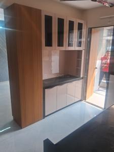 Kitchen Image of 1345 Sq.ft 2 BHK Apartment / Flat for rent in Vitoria Heights, Sima Nagar Surat for Rs. 21000
