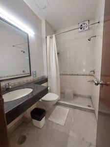 Bathroom Image of Urbanroomz Girls PG Nearby Dlf Sqaure/Nestle in DLF Phase 2, Gurgaon