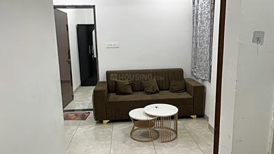Living Room Image of 650 Sq.ft 1 BHK Builder Floor for rent in Bulandshahr Indore for Rs. 16000