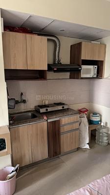Kitchen Image of 455 Sq.ft 1 RK Apartment / Flat for rent in Supertech Eco Suites, Sector 137 Noida for Rs. 20000