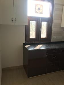 Kitchen Image of 650 Sq.ft 1 BHK Builder Floor for rent in Sector 14 Gurgaon for Rs. 25000