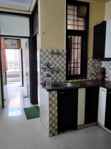 Kitchen Image of 550 Sq.ft 2 BHK Builder Floor for rent in Sahibabad Industrial Area Ghaziabad for Rs. 13000