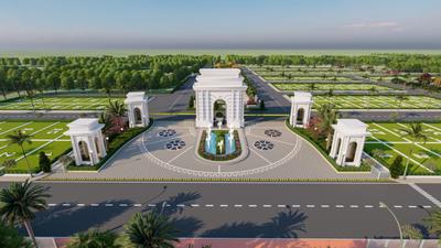 Image of 1000 Sq.ft Residential Plot / Land for sale in Krishna Iscon Valley, Gosainganj, Lucknow for Rs. 2450000