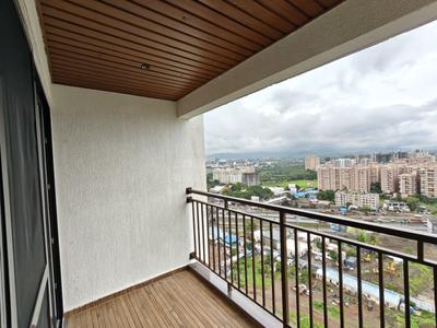 Balcony Image of 1420 Sq.ft 3 BHK Apartment / Flat for rent in Ceratec Presidential Towers, Ravet Pune for Rs. 29000