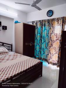 Bedroom Image of 970 Sq.ft 2 BHK Apartment / Flat for rent in Om Paraiso, Padle Gaon Thane for Rs. 22000