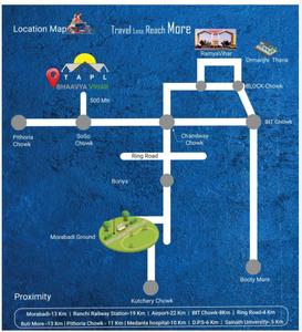 Image of 1306 Sq.ft Residential Plot / Land for sale in Chandwem, Ranchi for Rs. 1113000