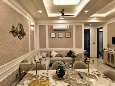 Living Room Image of 1600 Sq.ft 3 BHK Builder Floor for rent in Trehan Luxury Floors 71, Sector 71 Gurgaon for Rs. 45500