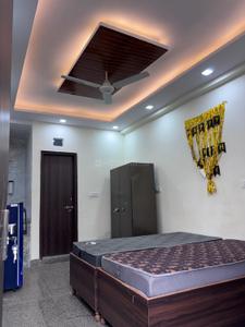 Bedroom Image of 400 Sq.ft 1 RK Builder Floor for rent in Patel Nagar New Delhi for Rs. 16500