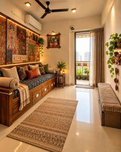 Hall Image of 1100 Sq.ft 3 BHK Apartment / Flat for sale in Bhalchandra Upvan, Punawale Pune for Rs. 9800000