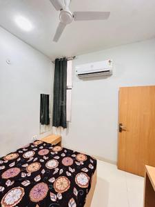 Bedroom Image of 611 Sq.ft 1 BHK Apartment / Flat for rent in Mahalakshmi Nagar Indore for Rs. 16000