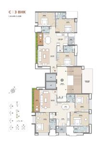 Image of 2062 Sq.ft 3 BHK Apartment / Flat for sale in Pal, Surat for Rs. 9899662
