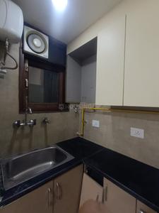 Kitchen Image of 750 Sq.ft 2 BHK Builder Floor for rent in Geetanjali Enclave New Delhi for Rs. 45000